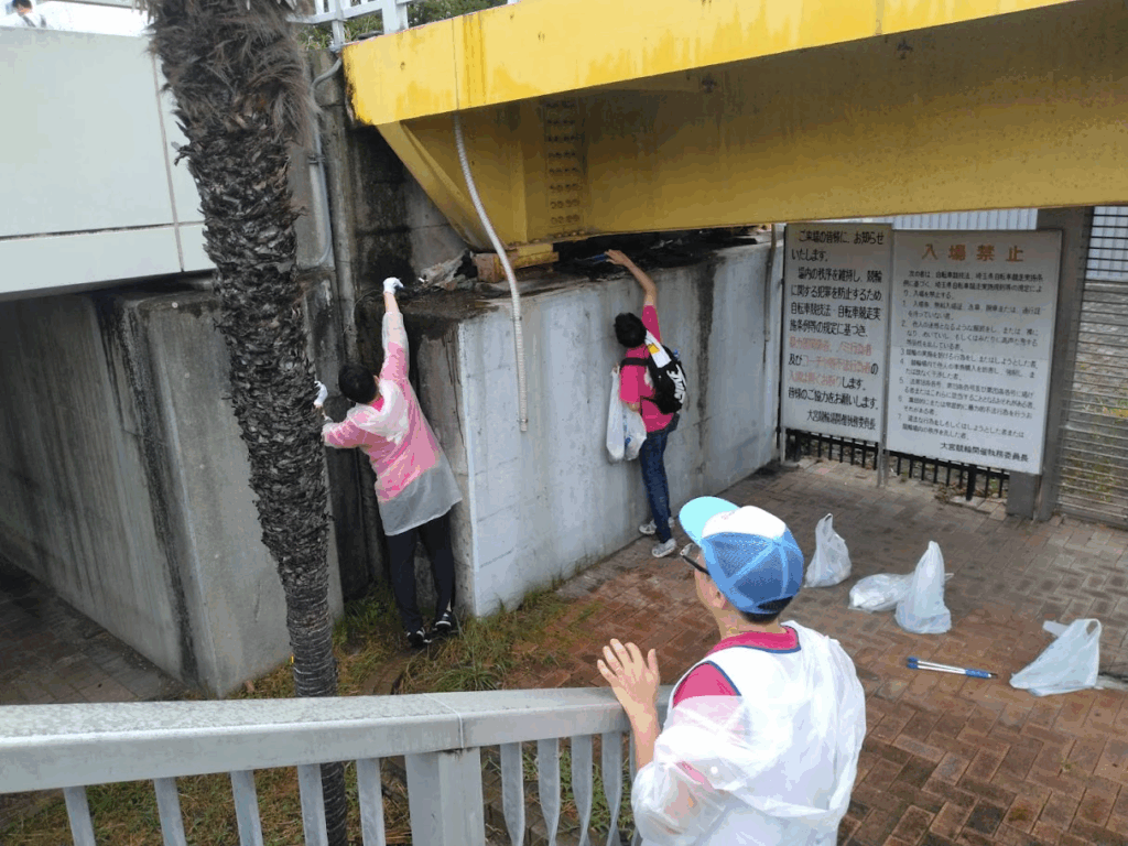 2025年埼玉STAGEゴミ拾いの様子